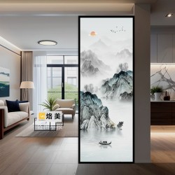 艺术玻璃屏风X106