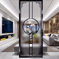 艺术玻璃屏风Y078