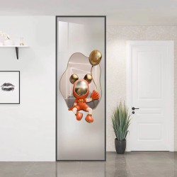 艺术玻璃屏风Y083