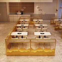 餐厅饭店矮隔断A133
