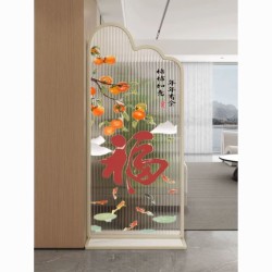 客厅免打孔可移动屏风Y012
