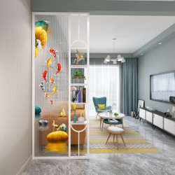 新款玻璃屏风X208