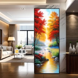 艺术玻璃屏风X112