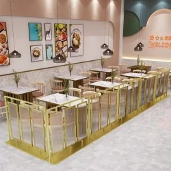 餐厅饭店矮隔断A186
