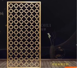  镂空金属屏风L155