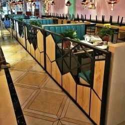 餐厅饭店矮隔断A194