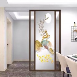 艺术玻璃屏风Y158