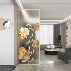 艺术玻璃屏风Y052