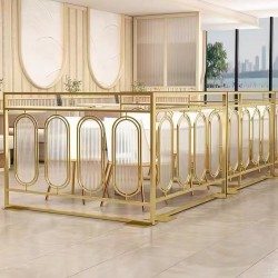 餐厅饭店矮隔断A138