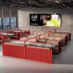 餐厅饭店矮隔断A116