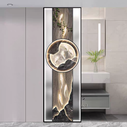 艺术玻璃屏风X047