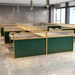 餐厅饭店矮隔断A119