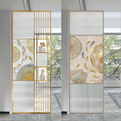 艺术玻璃屏风X080