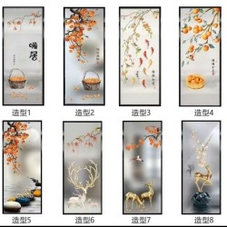 艺术玻璃屏风X011