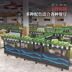 餐厅饭店矮隔断A001
