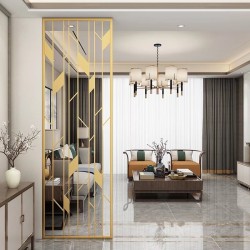 镂空金属屏风L068