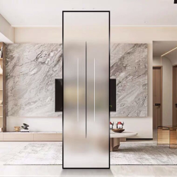 艺术玻璃屏风Y064