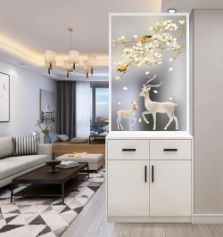 半截短款屏风D066