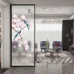 艺术玻璃屏风Y082