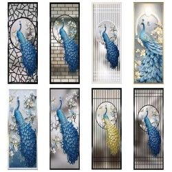 艺术玻璃屏风X014