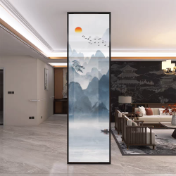 艺术玻璃屏风X087