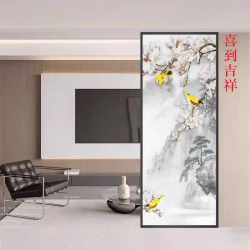 艺术玻璃屏风X116