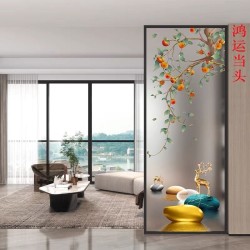 艺术玻璃屏风X061