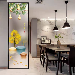 艺术玻璃屏风X028