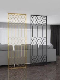  镂空金属屏风L164
