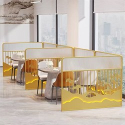 餐厅饭店矮隔断A121