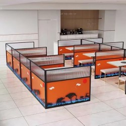 餐厅饭店矮隔断A140