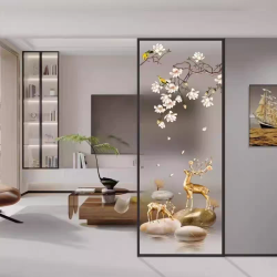 艺术玻璃屏风X075