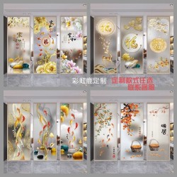 艺术玻璃屏风X013