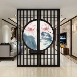 镂空金属屏风L044