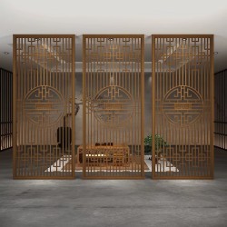 镂空金属屏风L030