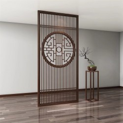 带装饰画屏风Z038