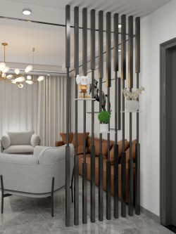 免打孔立柱屏风L046