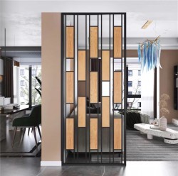 多层实木板隔断S026