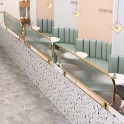 餐厅饭店矮隔断A037