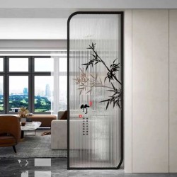艺术玻璃屏风X164