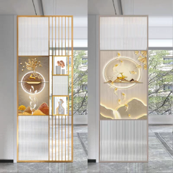 艺术玻璃屏风X079