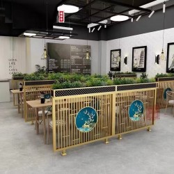 餐厅饭店矮隔断A170