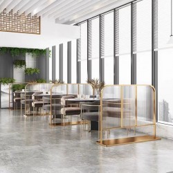 餐厅饭店矮隔断A071