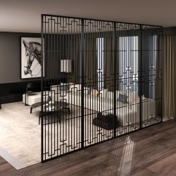 镂空金属屏风L033