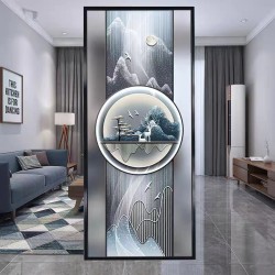 艺术玻璃屏风Y084