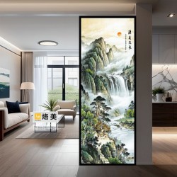 艺术玻璃屏风X107