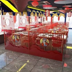 餐厅饭店矮隔断A148