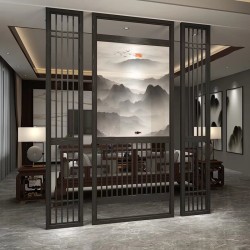 镂空金属屏风L047