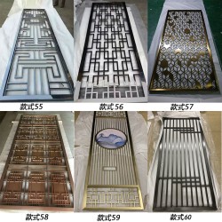 镂空金属屏风L110