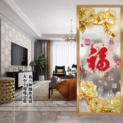 艺术玻璃屏风Y123